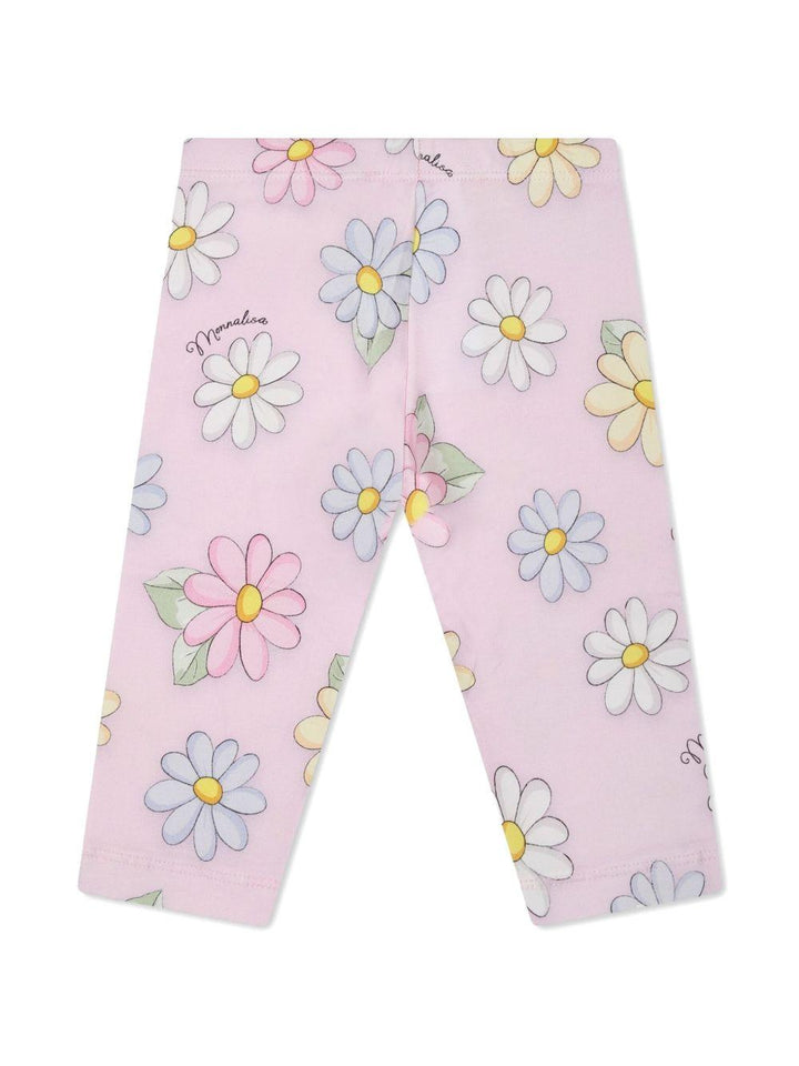 Leggings rosa chiaro per neonata