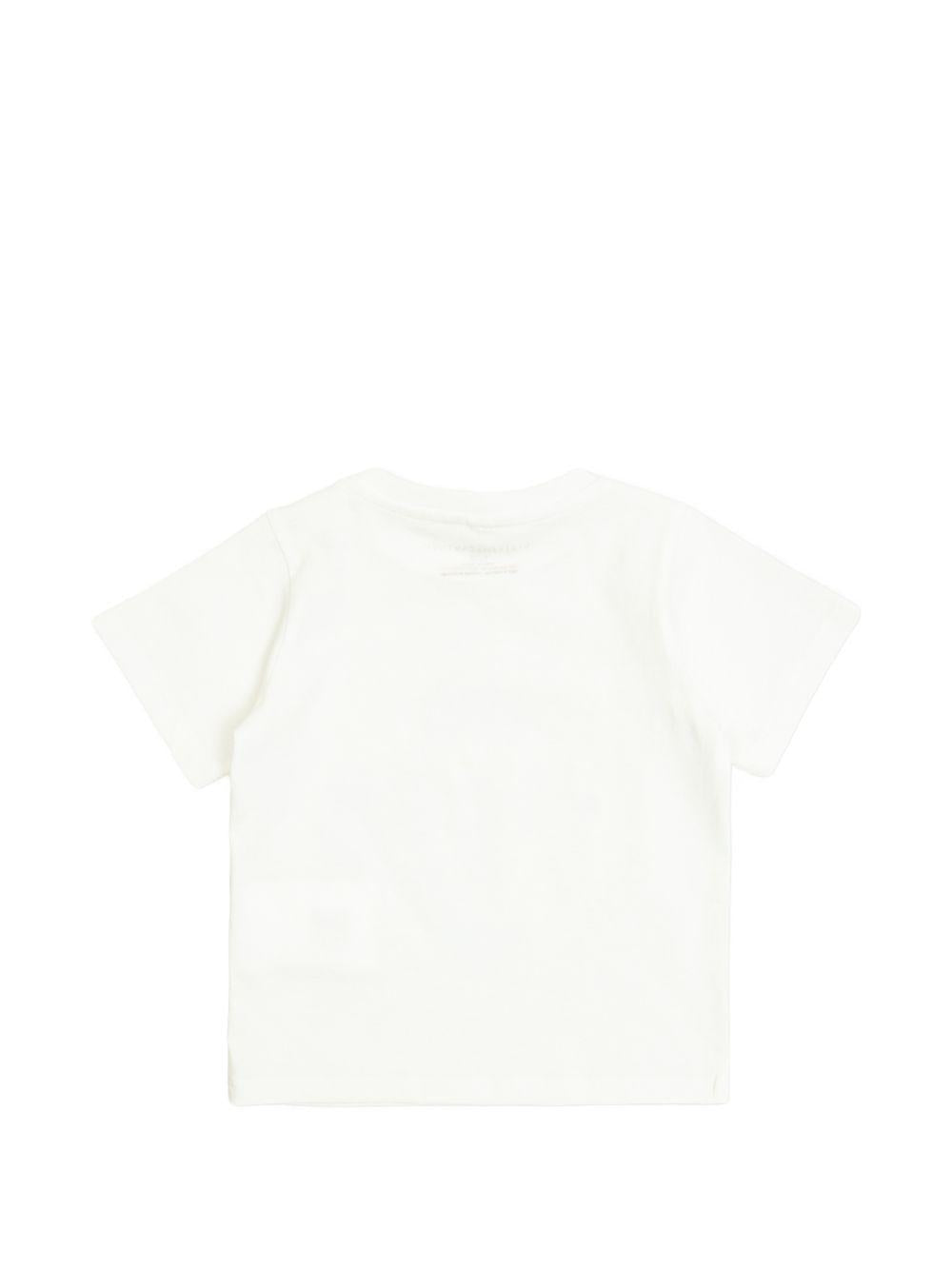 T-shirt bianca per neonato TY8061Z0434 100 Stella McCartney Kids 