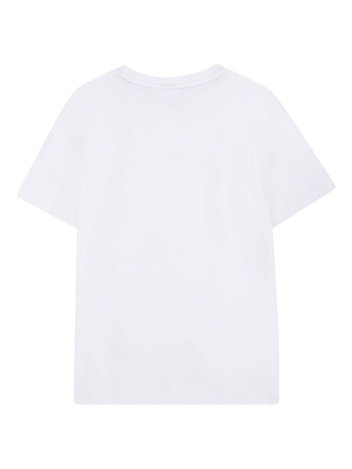 T-shirt bianca per bambino J52366 10P Boss Kids 