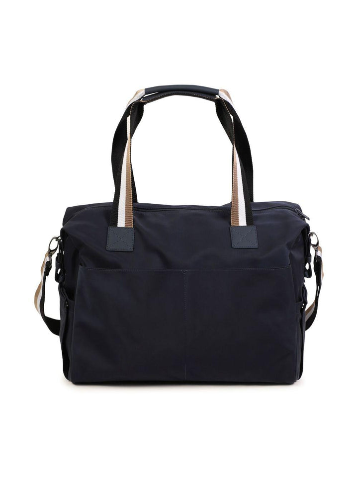 Borsa mamma blu con logo
