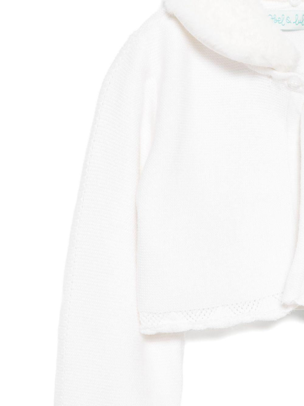 Cardigan bianco per neonata 5817 010 Abel & Lula 