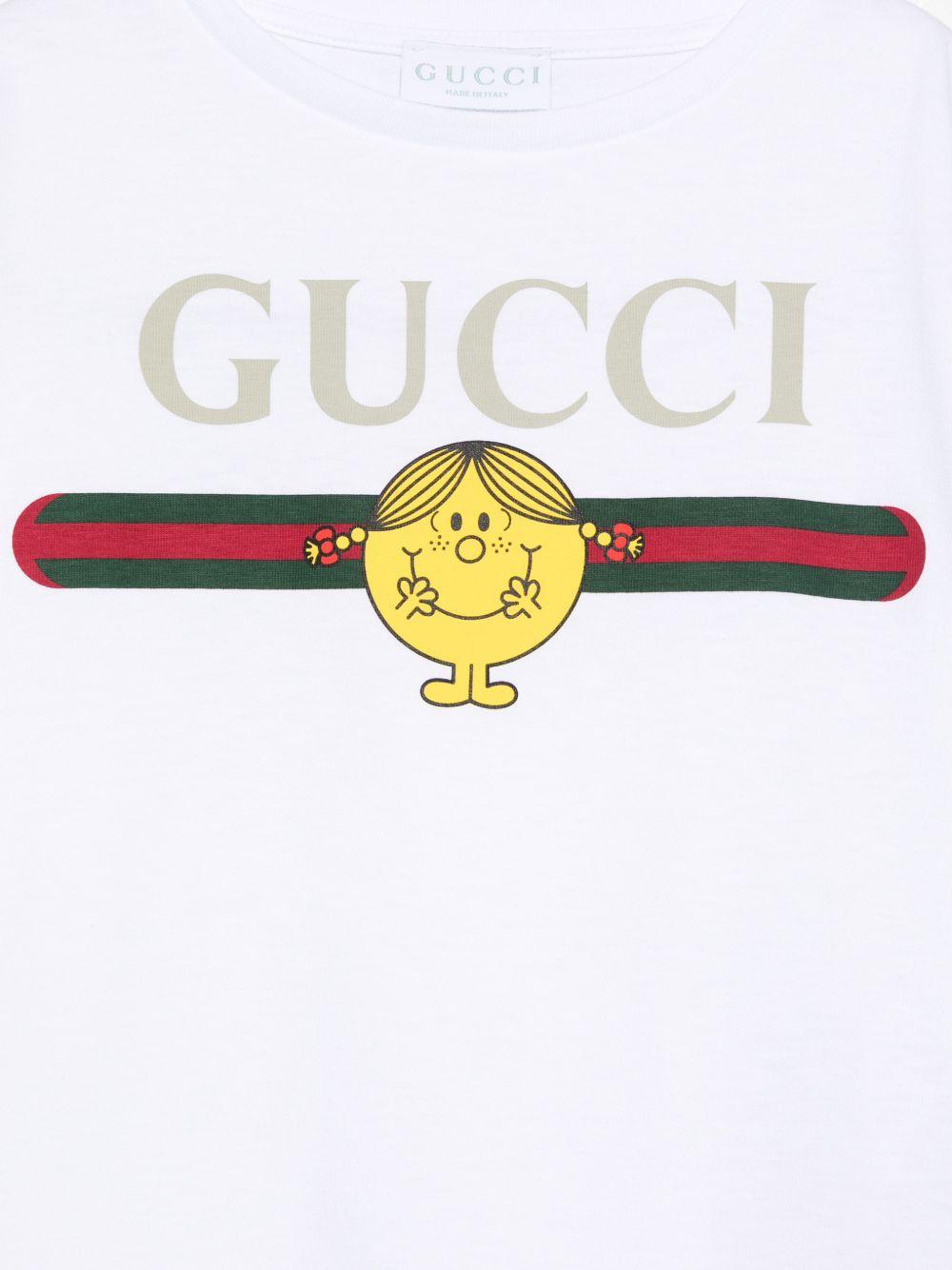 T-shirt bianca per bambino 857205XJHRG 9320 Gucci Kids 