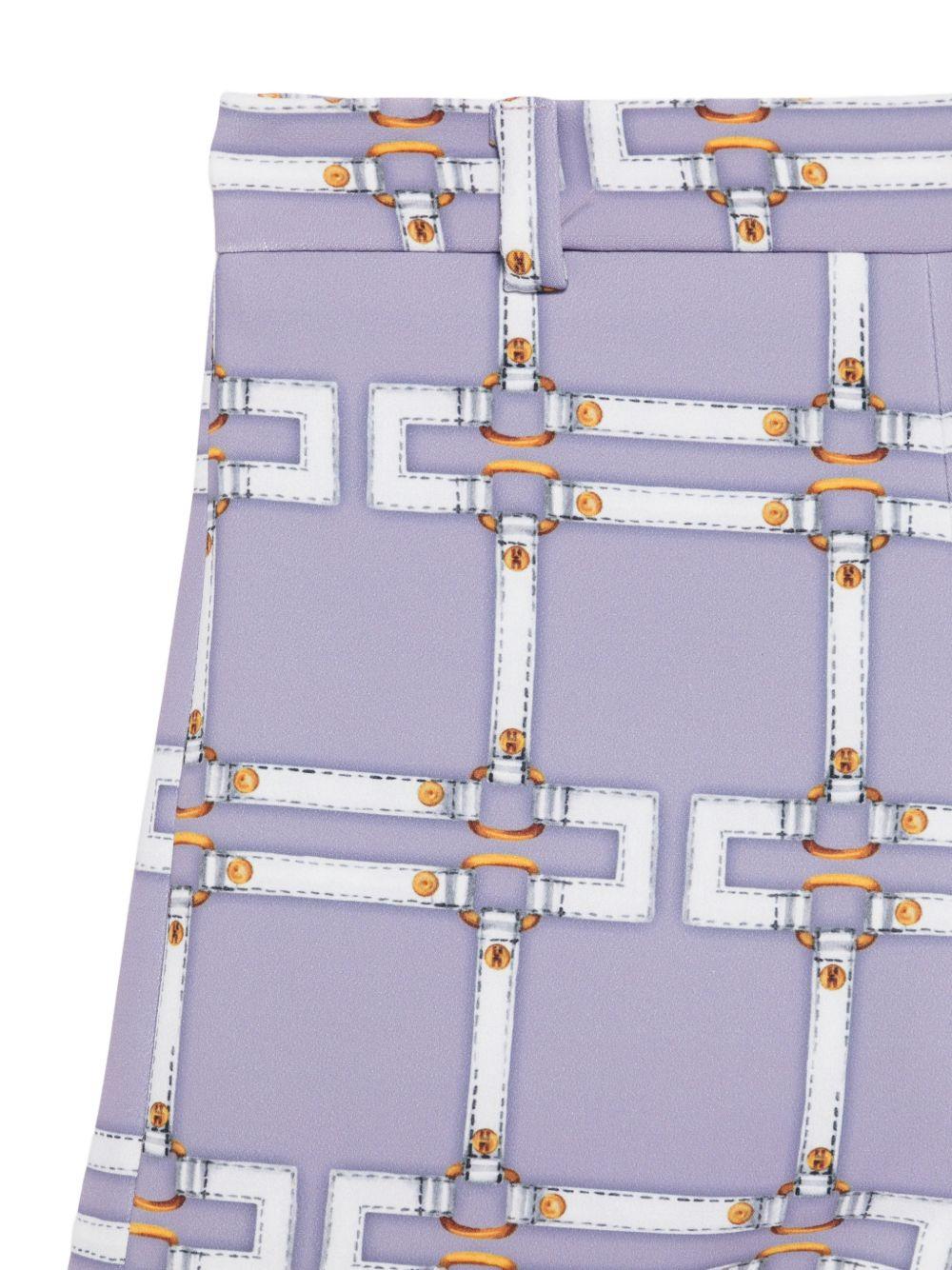 Bermuda lilla per bambina EFBE0810GAE01 8125 Elisabetta Franchi Kids 