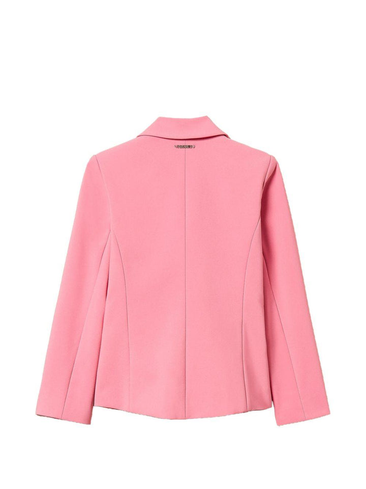 Blazer rosa aurora per bambina 261GJ2Q55 07207 Twin Set 