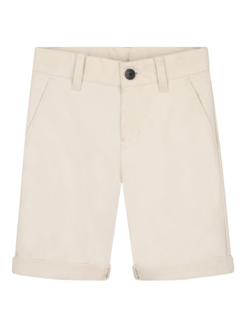 Bermuda bianco sporco per bambino J52921 21C Boss Kids 