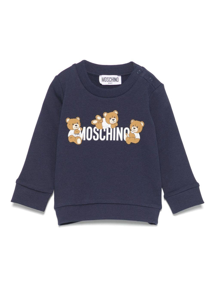 Felpa blu navy per neonato