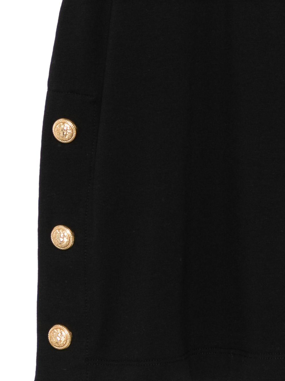 Abito bianco/nero per bambina BY1B02Z3277 930BC Balmain Kids 