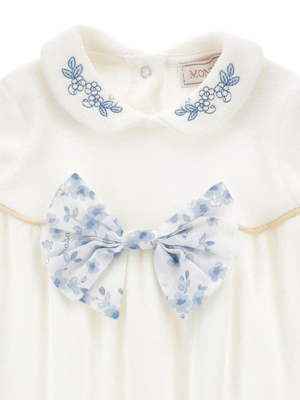 Tutina bianca per neonata 35F2086002 0151 Monnalisa Kids 