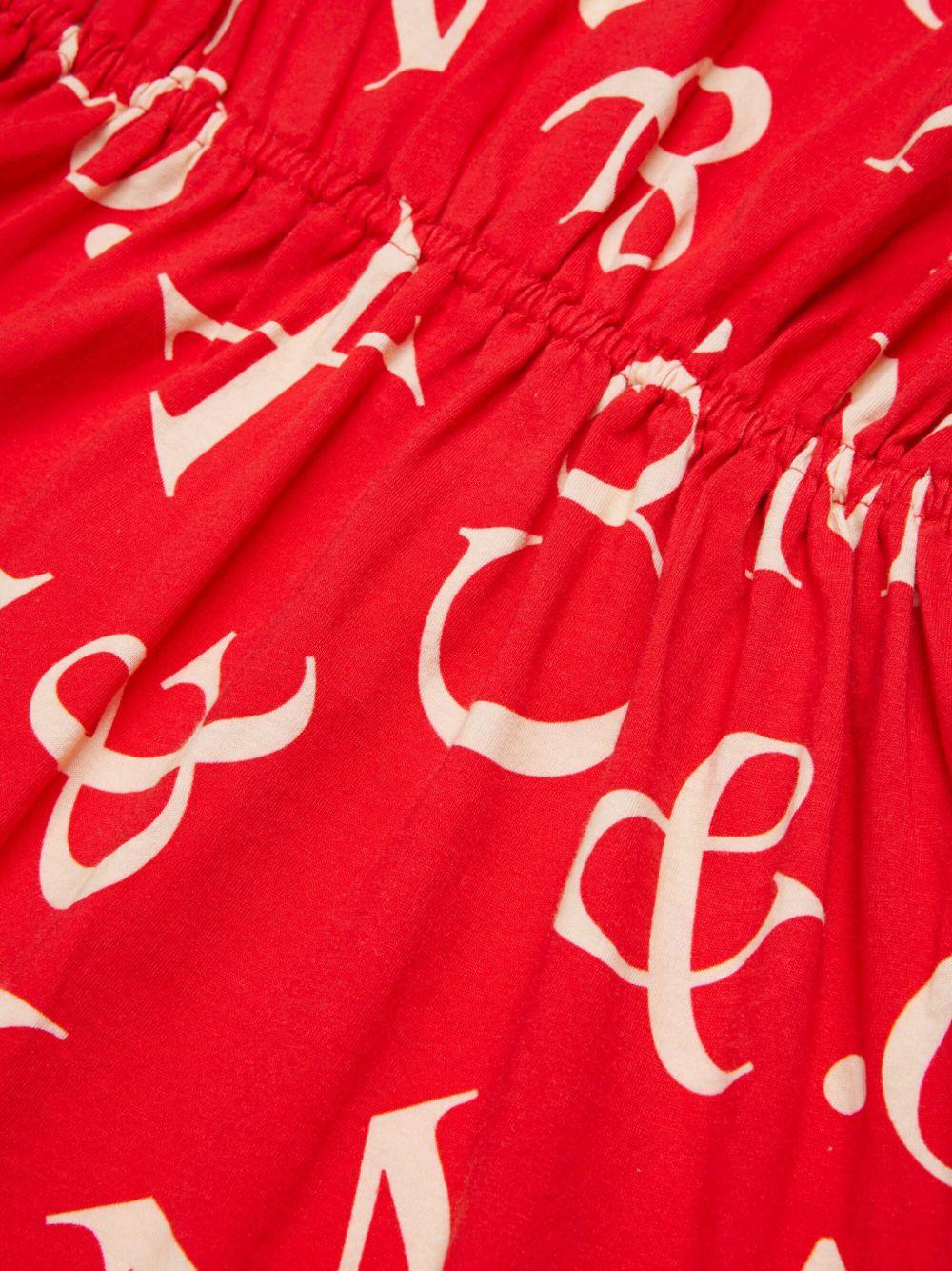 Abito rosso per bambina MX0267MX01B MX400 Max&co Kids 