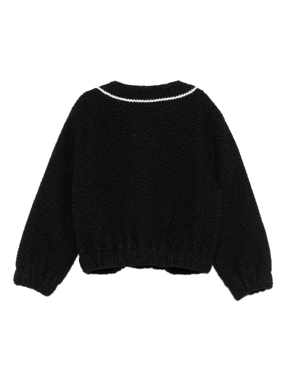 Cappotto nero per bambina 5843 008 Abel & Lula 