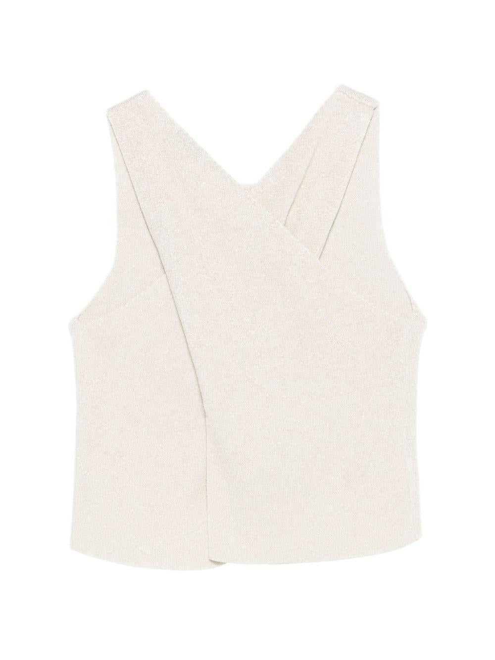 Top bianco sporco per bambina 5166 002 Abel & Lula 