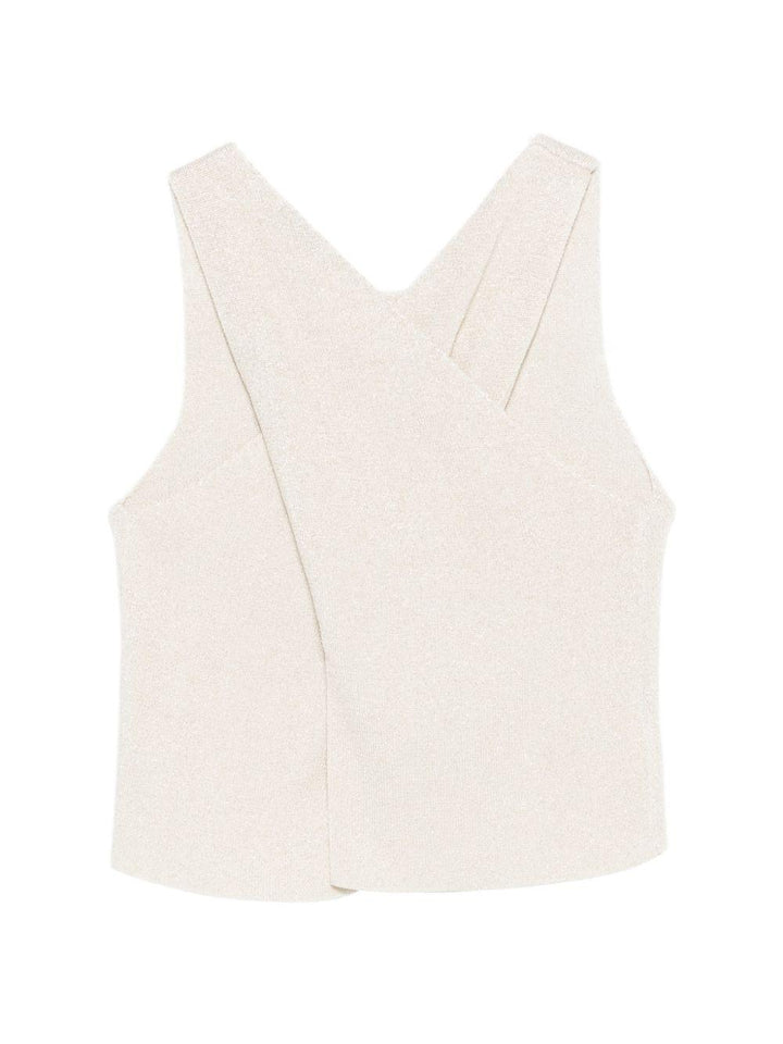 Top bianco sporco per bambina 5166 002 Abel & Lula 
