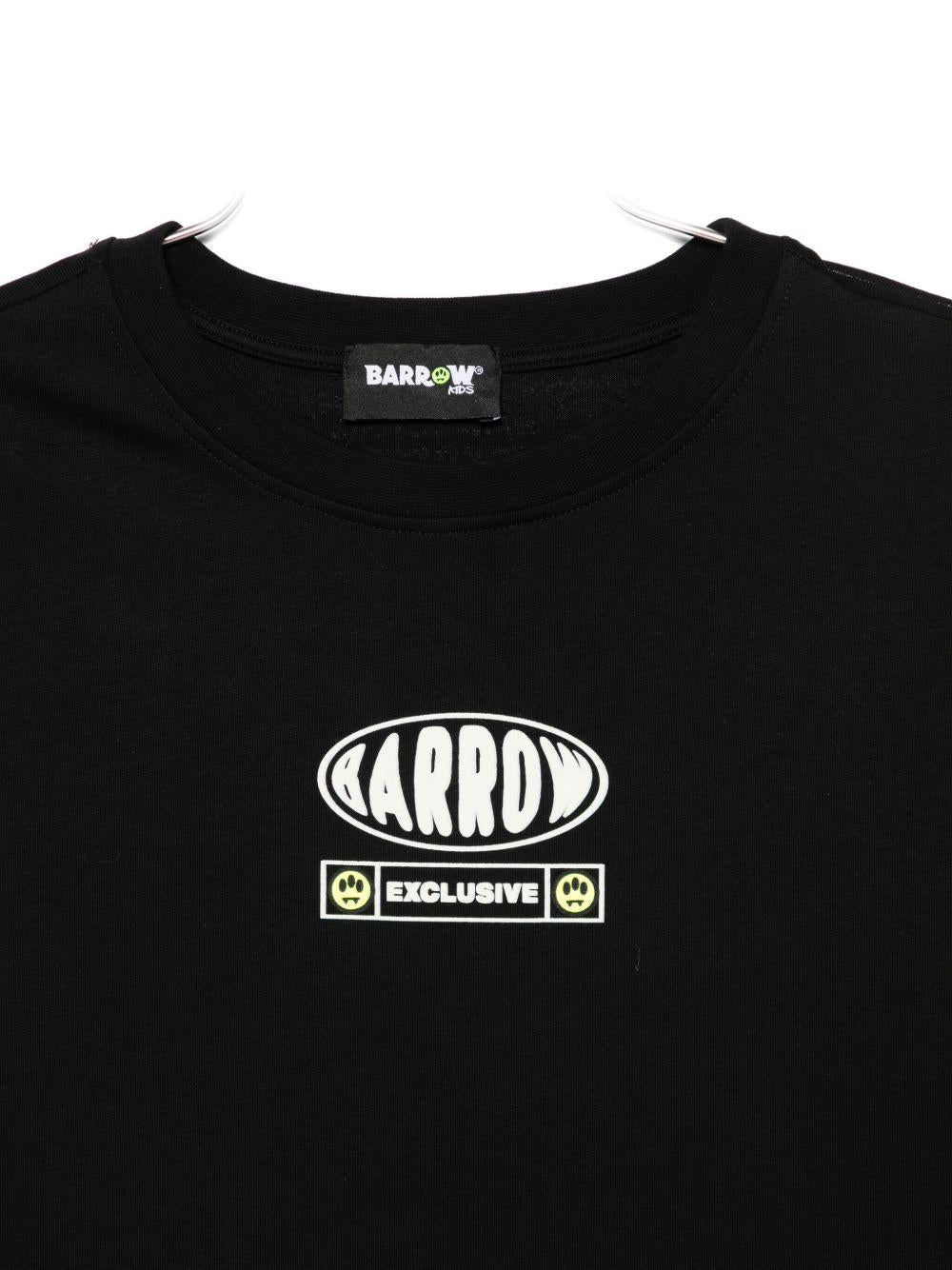 T-shirt nera per bambino F5BKJUTH116 110 Barrow Kids 