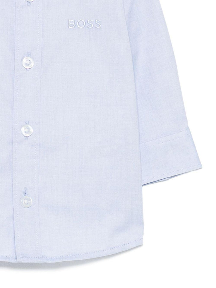 Camicia azzurra per bambino J52681 77D Boss Kids 