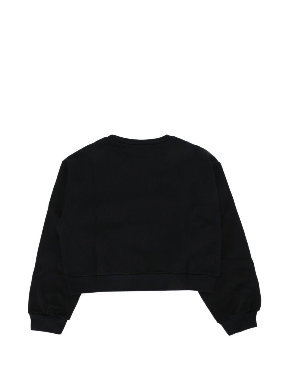 Felpa nera per bambina M01878M00V0 0M900 Marni Kids 