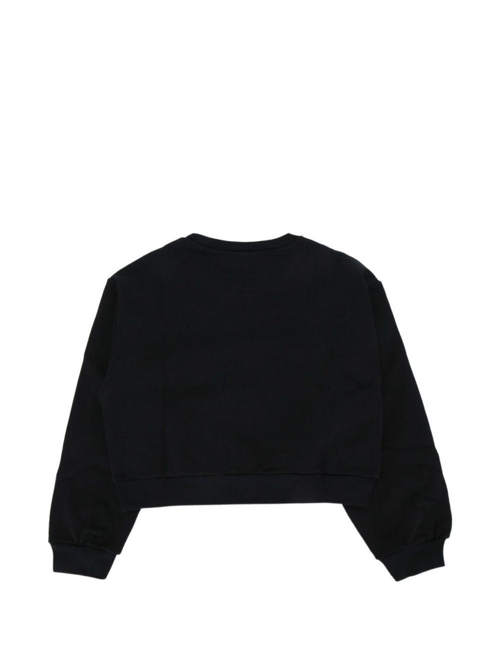 Felpa nera per bambina M01878M00V0 0M900 Marni Kids 