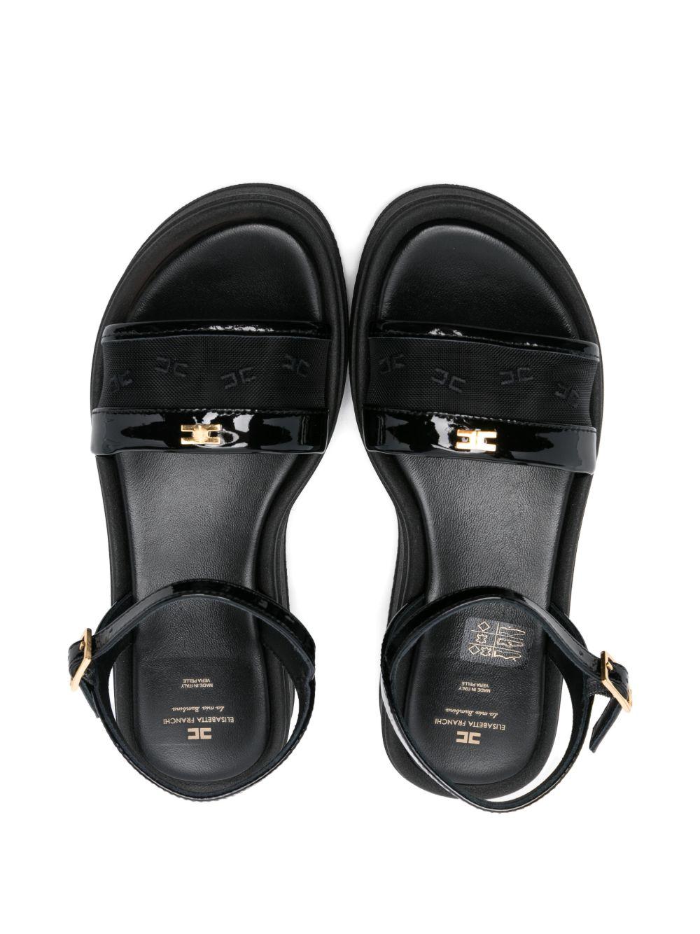 Sandali nere per bambina F4A2E05951921 999 Elisabetta Franchi Kids 