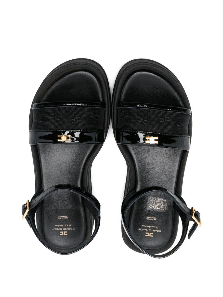 Sandali nere per bambina F4A2E05951921 999 Elisabetta Franchi Kids 