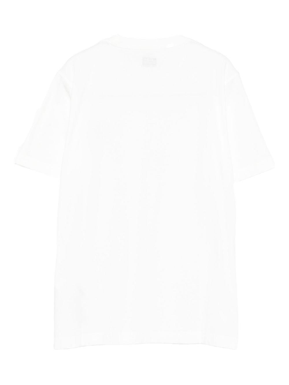 T-shirt bianca per bambino CUM00SLAA17 10135 C.P Company Kids 