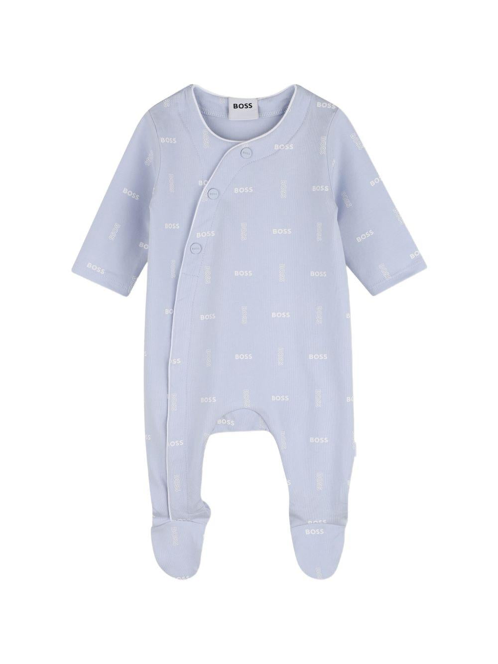 Tutina azzurra per neonato J53045 771 Boss Kids 