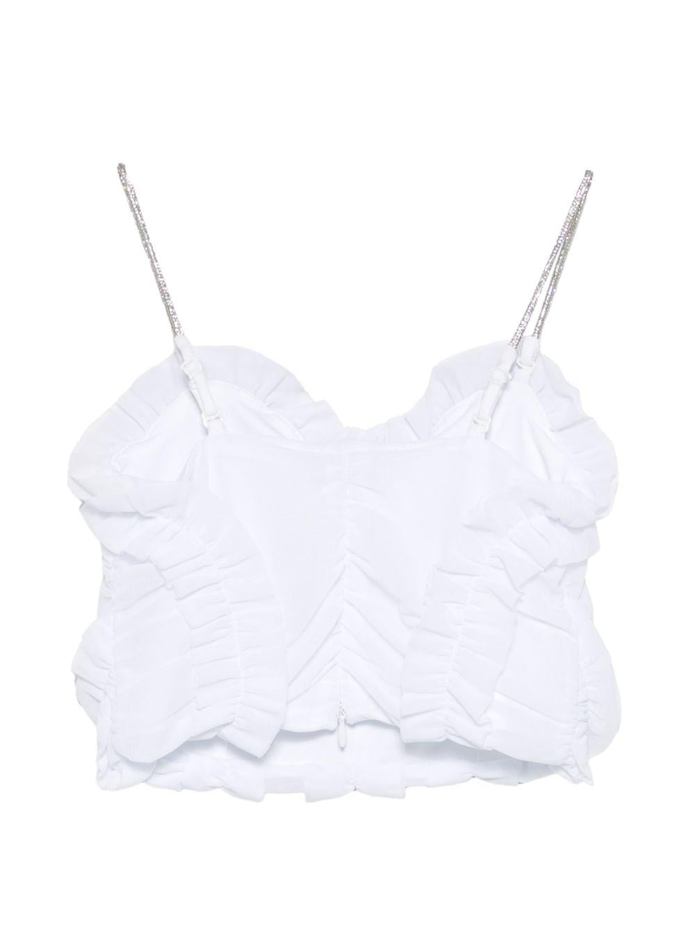 Top bianco per bambina 261GJ2181 00526 Twin Set 