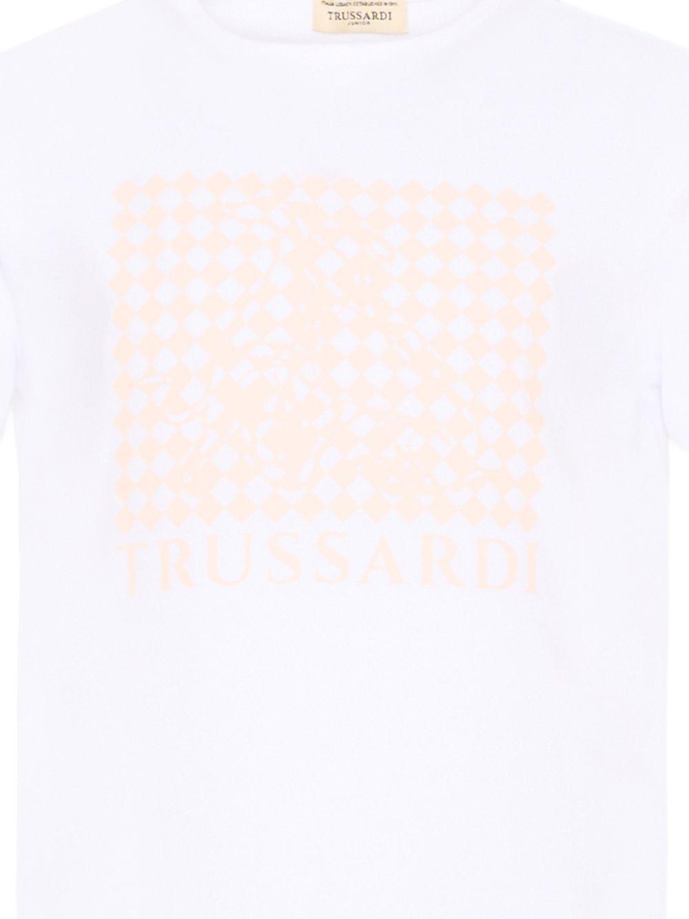 T-shirt bianco per bambino TBP26002TS WHI Trussardi Kids 