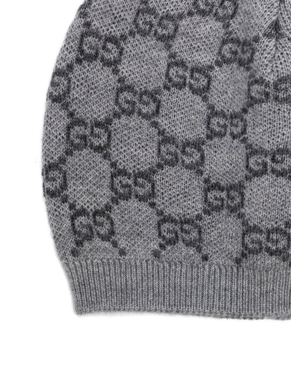 Cappello grigio per neonato 8353363K206 1261 Gucci Kids 