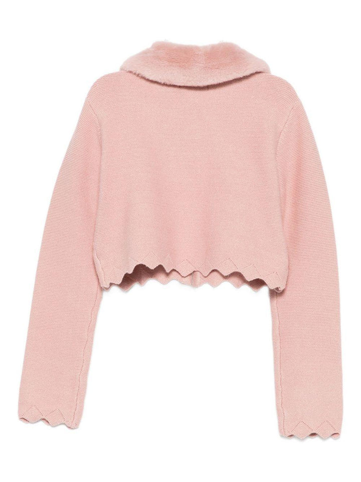 Cardigan rosa petalo per bambina 5834 079 Abel & Lula 