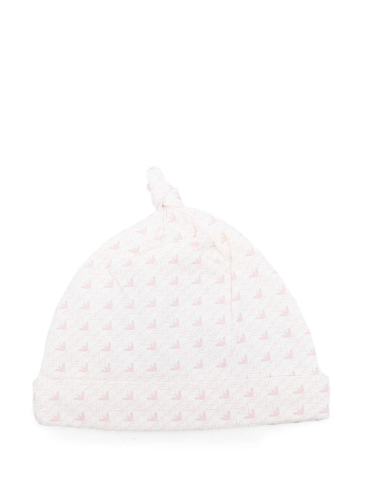 Cappello bianco per neonata EY000005AF10913 F4012 Emporio Armani Kids 