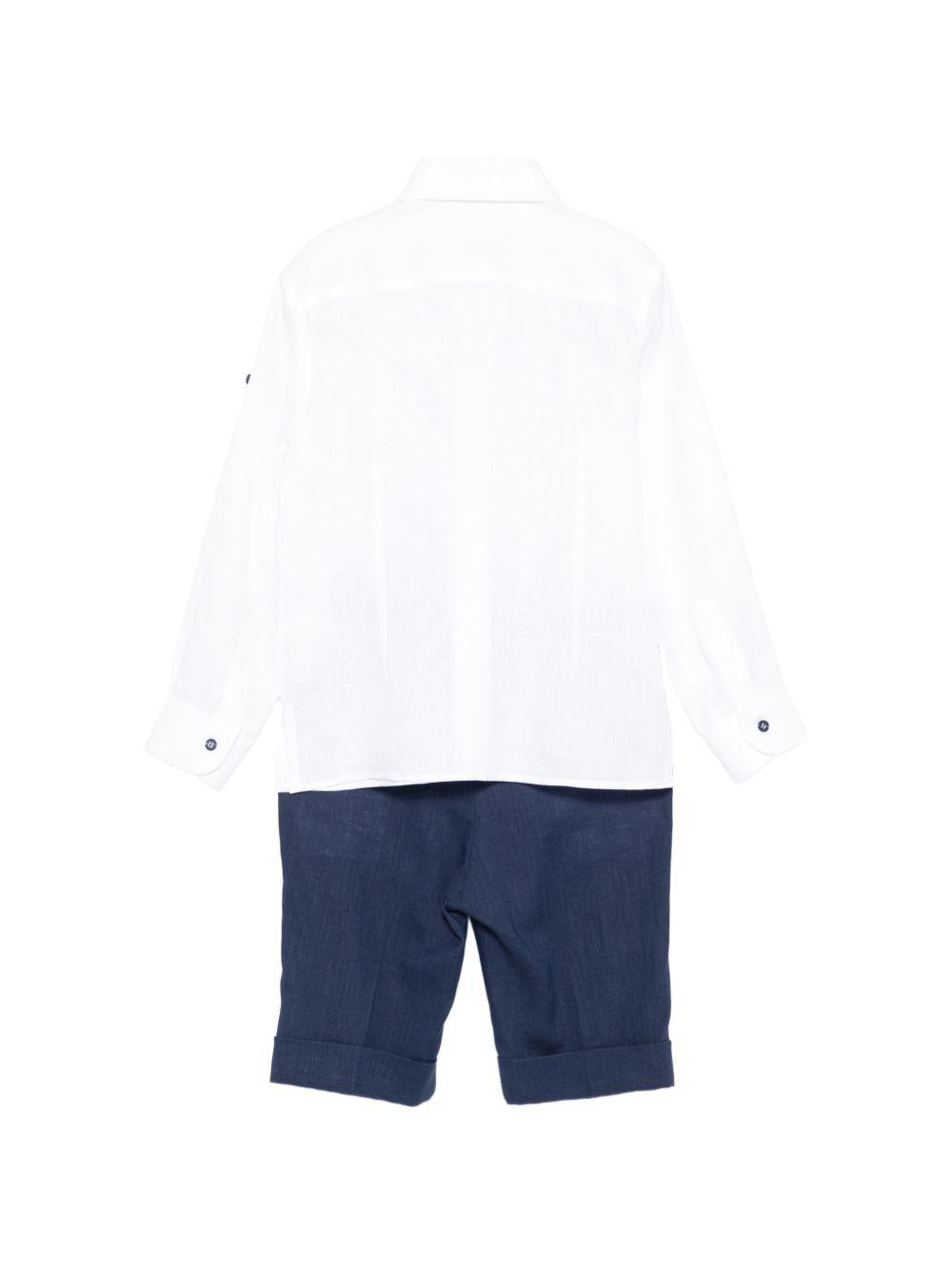 Completo elegante bianco/blu per bambino MB3082914917 60 Colorichiari Kids 