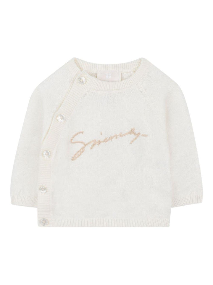 Completo bianco/beige per neonato H30872 117 Givenchy Kids 