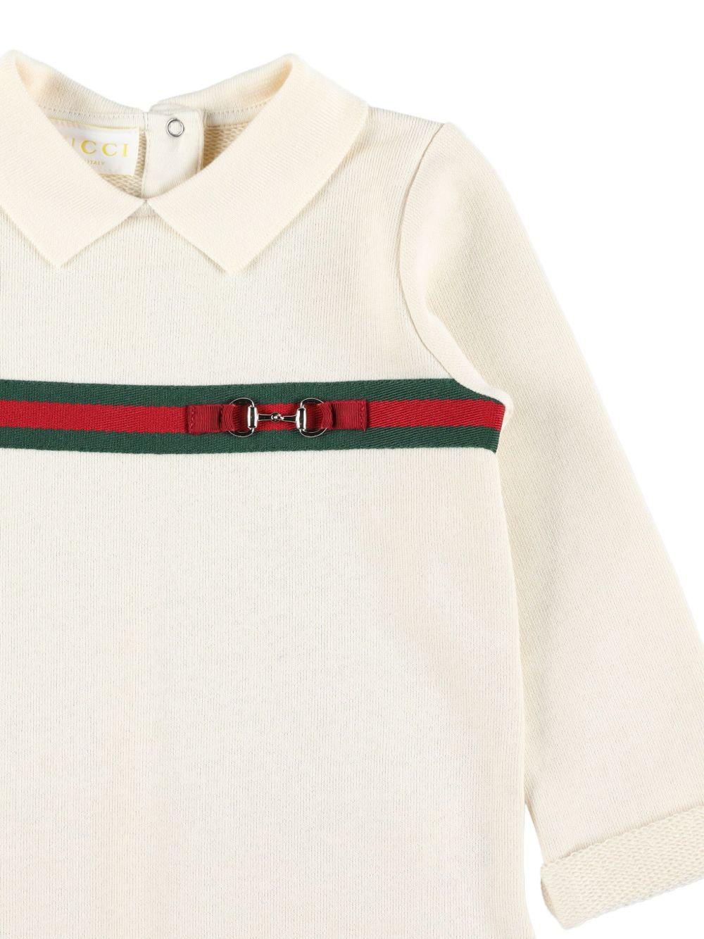 Tutina beige per neonato 787374XJHID 9692 Gucci Kids 