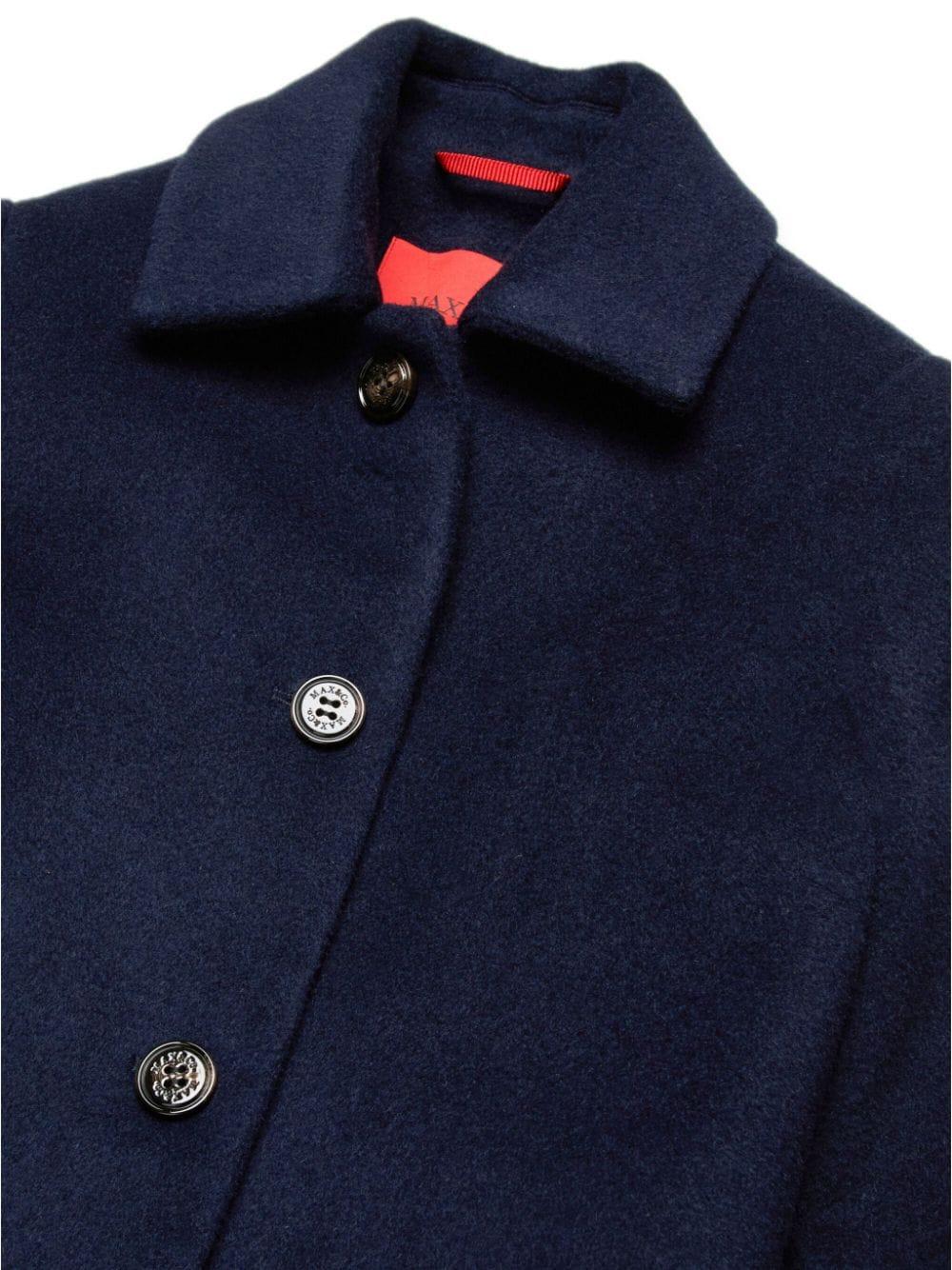 Cappotto blu notte per bambina