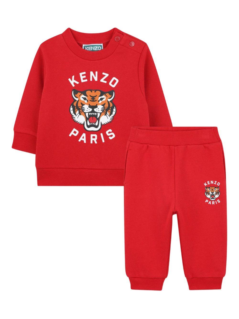 Completo sportivo rosso per neonato K61502 968 Kenzo Kids 
