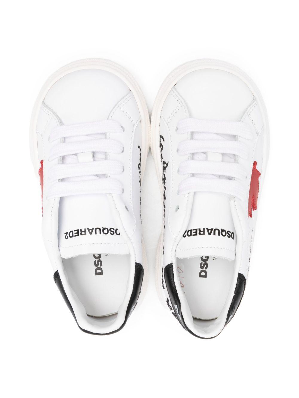 Sneakers bianche per bambino 81378 01 Dsquared2 Kids 