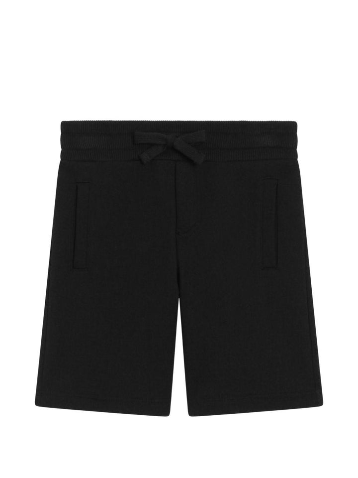 Bermuda nera per bambino L4JQD4G7P1V N0000 Dolce & Gabbana Kids 