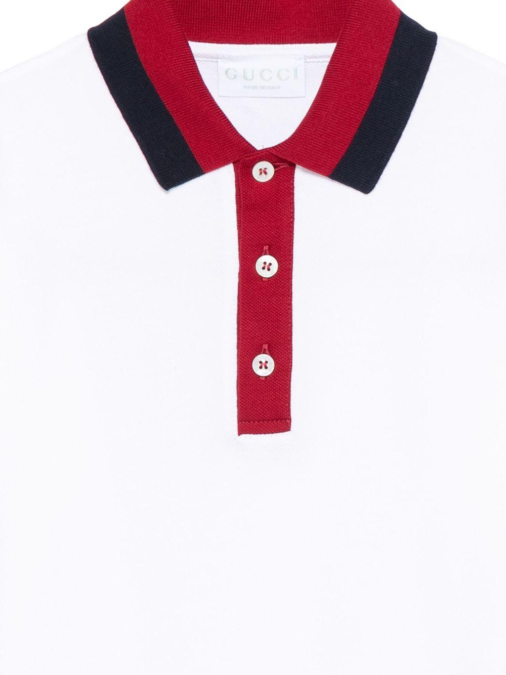 Polo bianca per bambino 825164XJHAN 9250 Gucci Kids 