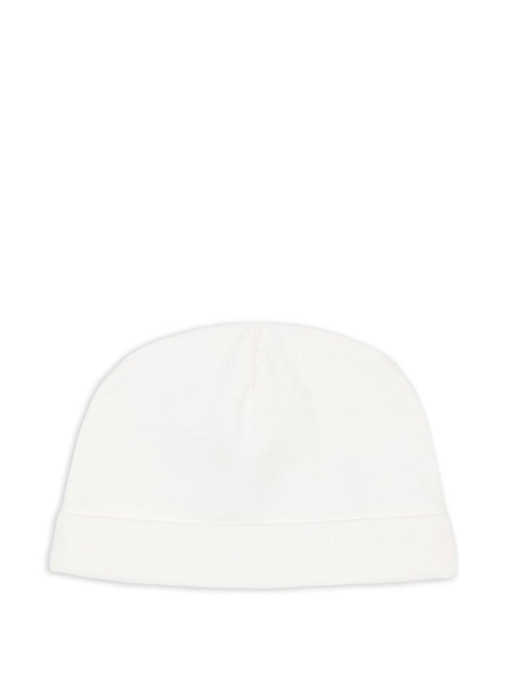 Cappello bianco per neonato MUX05ULCA19 10063 Moschino Kids 