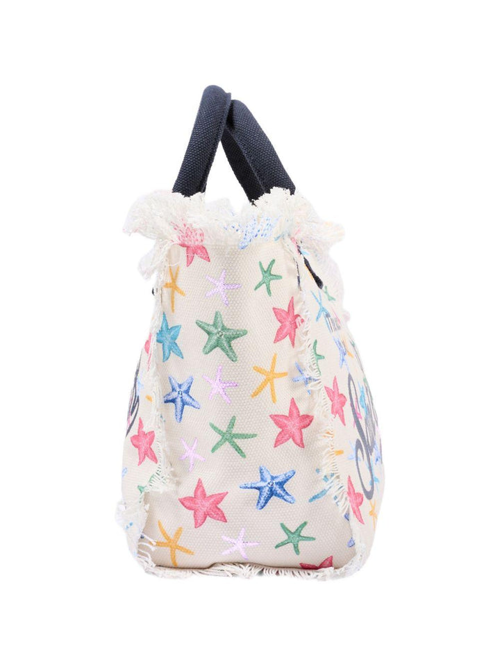 Borsa bianca/multicolor per bambina COL0001 00578L MC2 Saint Barth Kids 