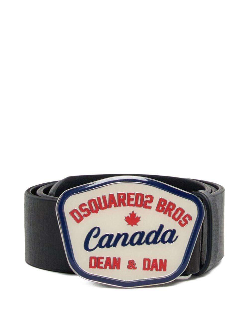 Cintura nera per bambino DQ3258D0AGF DQ900 Dsquared2 Kids 
