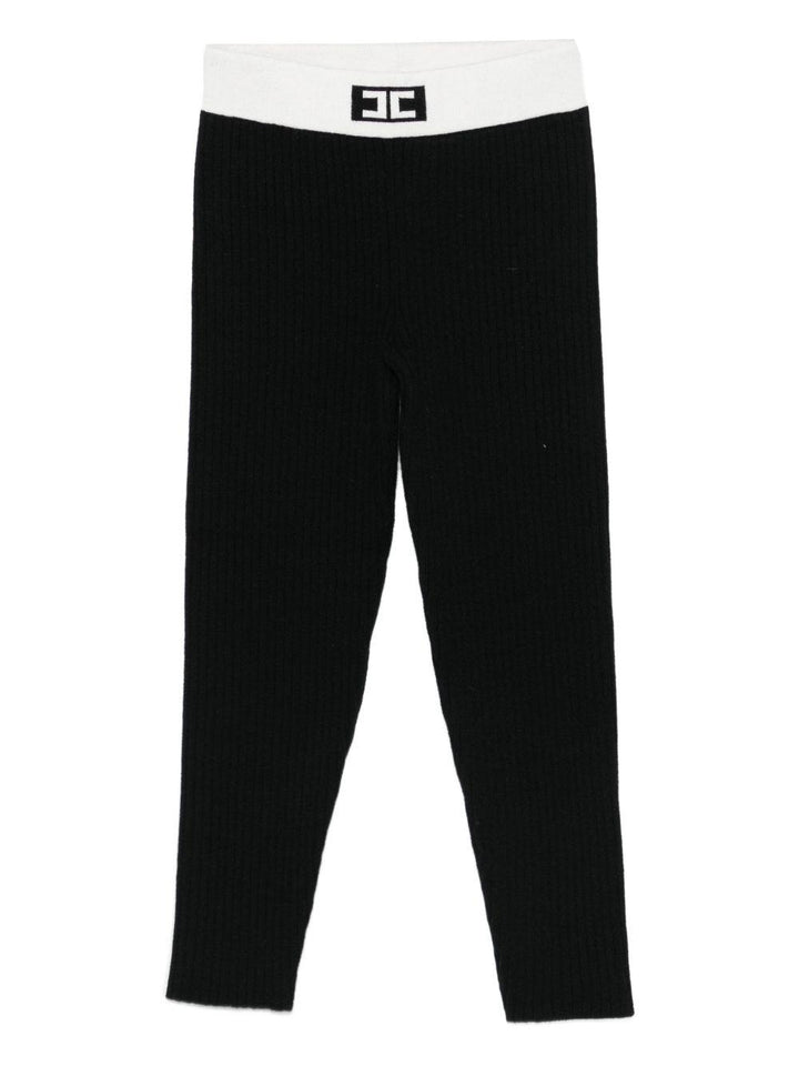 Leggins nere per bambina EFPA301CFL040 D748 Elisabetta Franchi Kids 