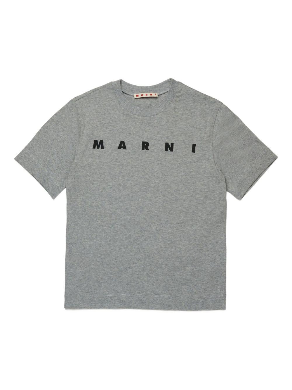 T-shirt grigia per bambino M002MVM00RF 0M923 Marni Kids 