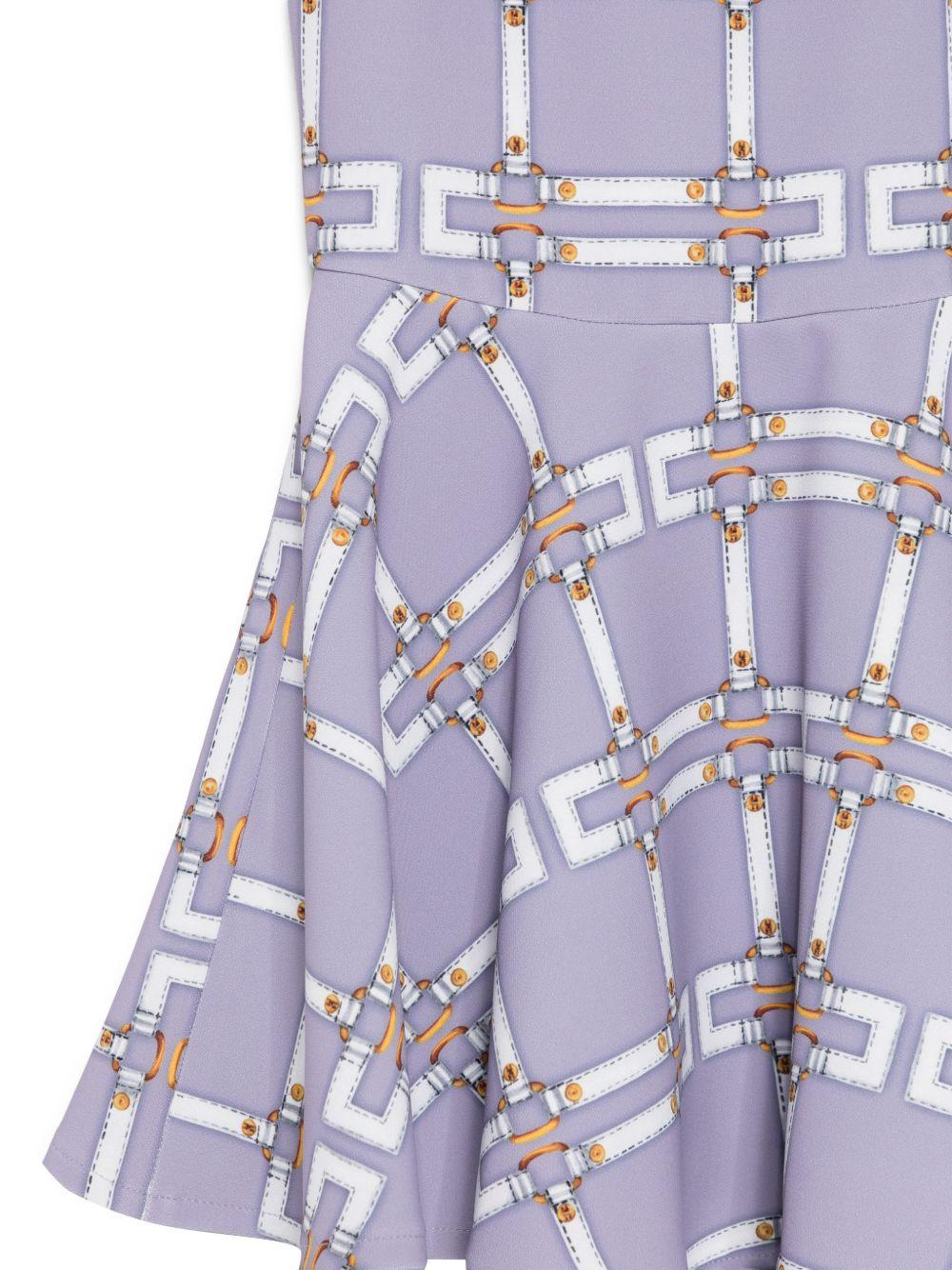 Abito lilla per bambina EGAB2250GAE01 8125 Elisabetta Franchi Kids 