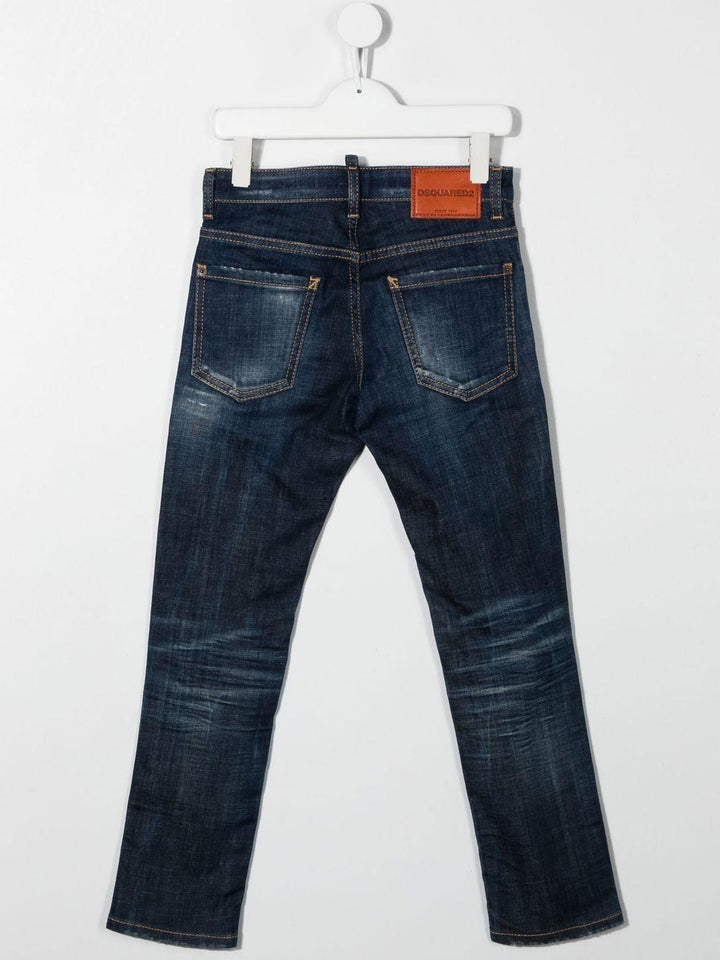 Jeans per bambino in denim blu
