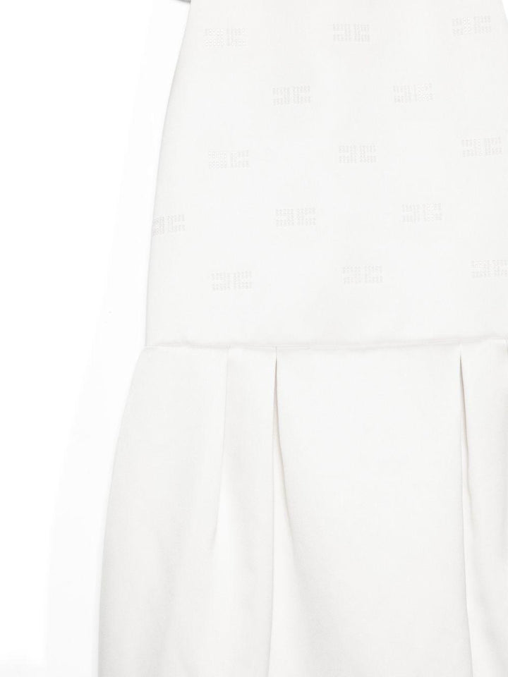 Abito avorio per bambina EFAB6670RA016 0004 Elisabetta Franchi Kids 