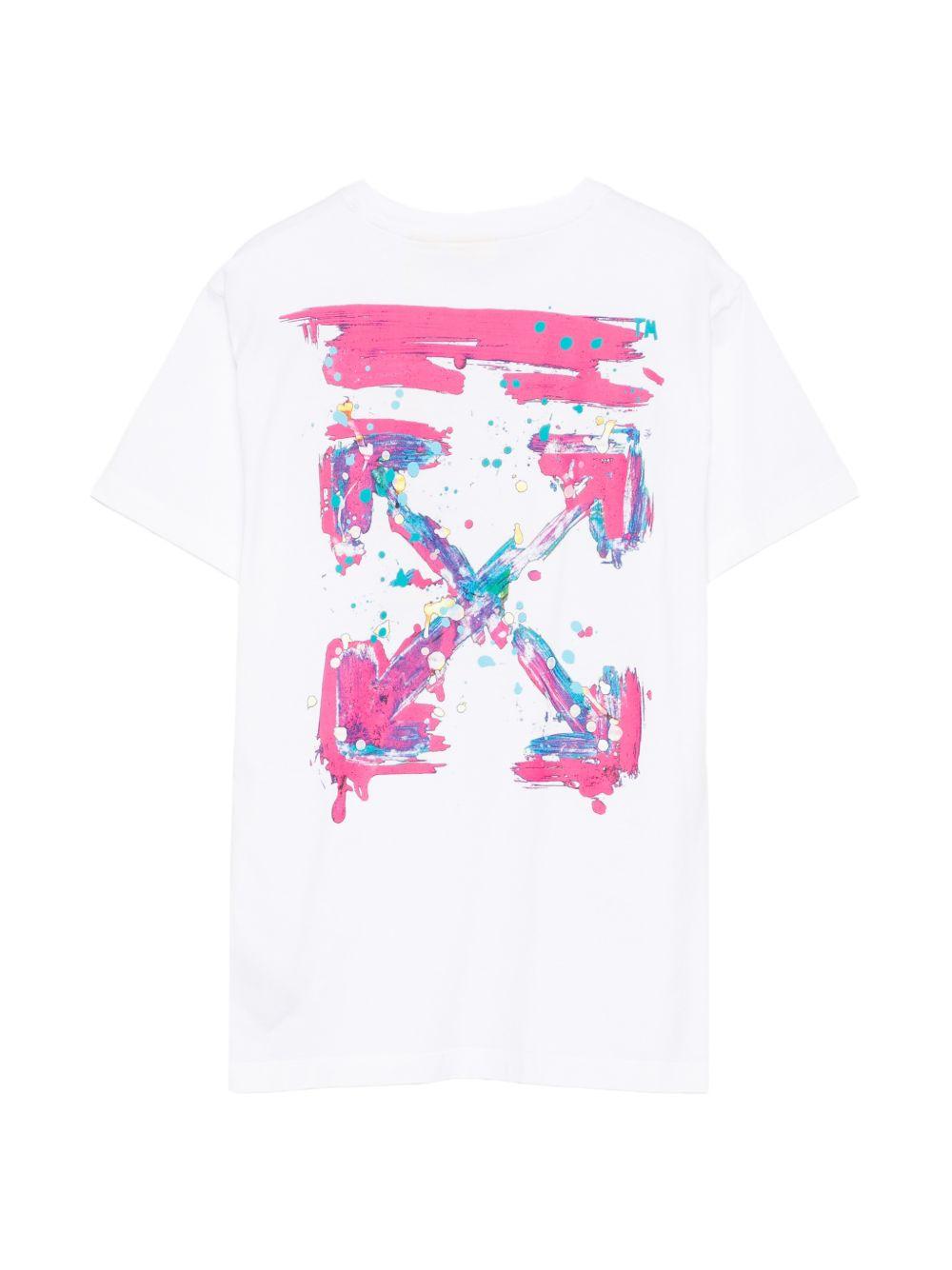 T-shirt bianco per bambino OGAA001S26JER005 1000 Off White Kids 