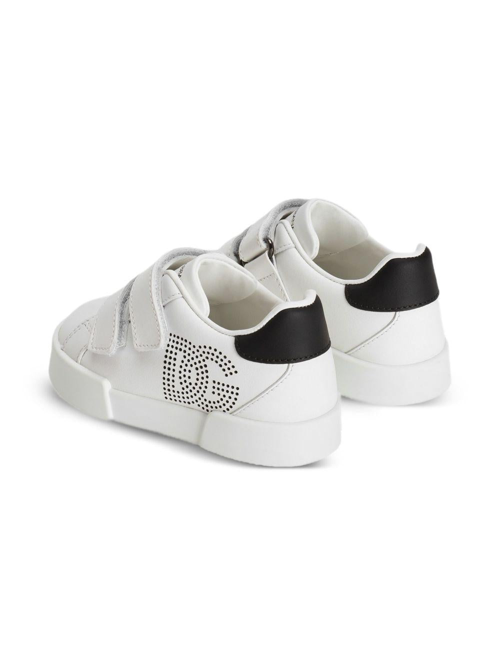 Sneakers bianche per neonato DN0231A1196 89697 Dolce & Gabbana Kids 