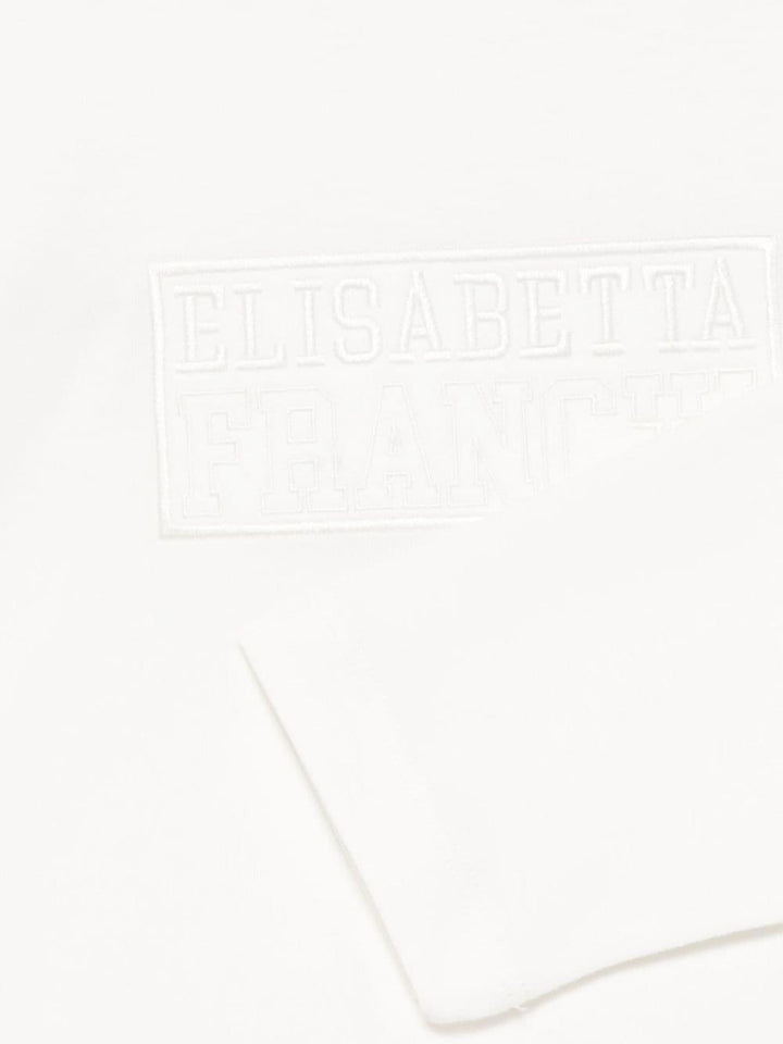 White t-shirt for girls with logo