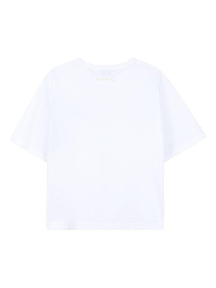 T-shirt bianca per bambino N30362 N48 Lanvin Enfant 