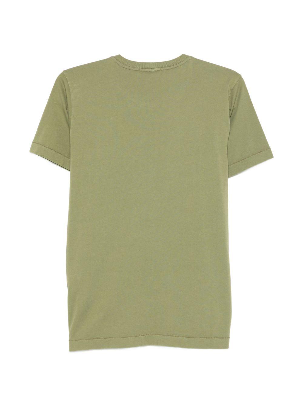 T-shirt verde oliva per bambino 62100002S0047 V0058 Stone Island Kids 